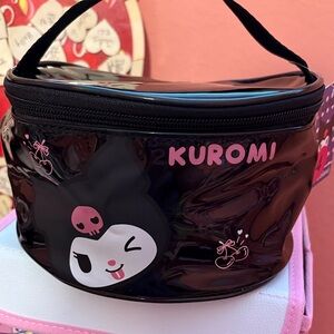 Sanrio Kuromi Black Cosmetic Bag